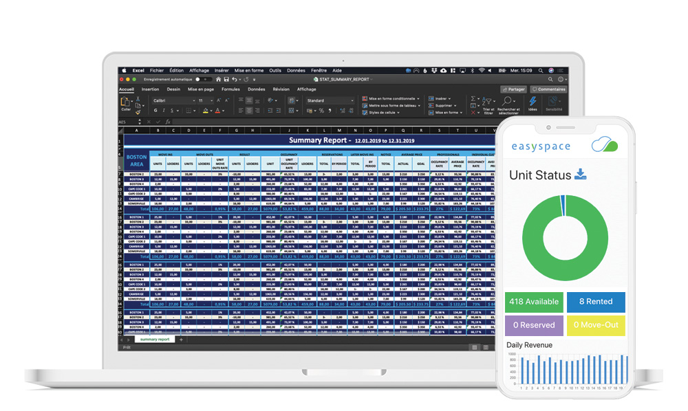 BUILT IN REPORTS & STATISTICS